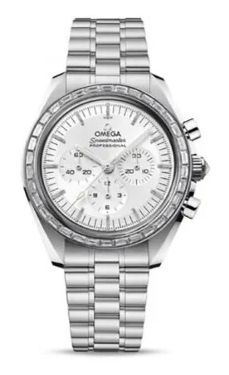 Omega Speedmaster Professional Moonwatch 3861 Canopus Gold - Baguette / Silver - Diamond / Bracelet